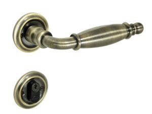 Fechadura para Porta de Entrada Antique 55mm Comum Roseta Cambridge Arouca