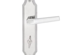 Fechadura para Porta de Banheiro Cromado 40mm Comum com Espelho Uno Arouca