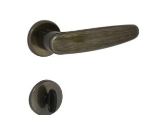Fechadura para Porta de Banheiro Antique 55mm Comum com Roseta Polo Z Arouca